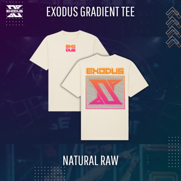 Exodus Gradient Tee Natural Raw
